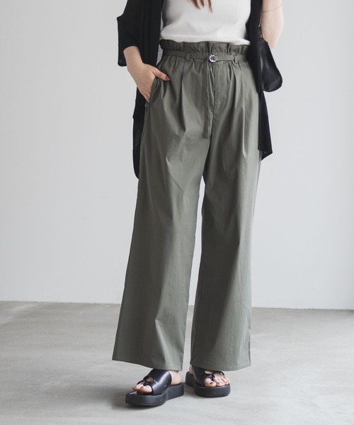 NAVY（ネイビー）の「NAVY 【ベルト付き】ハイウエストパンツ（その他パンツ・レディース・オリーブ/ブラック/ベージュ・L/M）」の15枚目の写真
