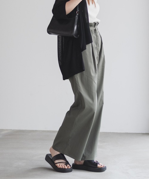 NAVY（ネイビー）の「NAVY 【ベルト付き】ハイウエストパンツ（その他パンツ・レディース・オリーブ/ブラック/ベージュ・L/M）」の16枚目の写真