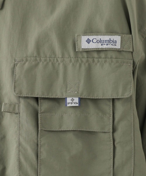 Columbia(コロンビア)の「【Columbia/コロンビア】マルチポケット/バハマシャツ(シャツ/ブラウス・メンズ・オリーブ/ブラック/グレー系その他・LARGE/MEDIUM)」の4枚目の写真