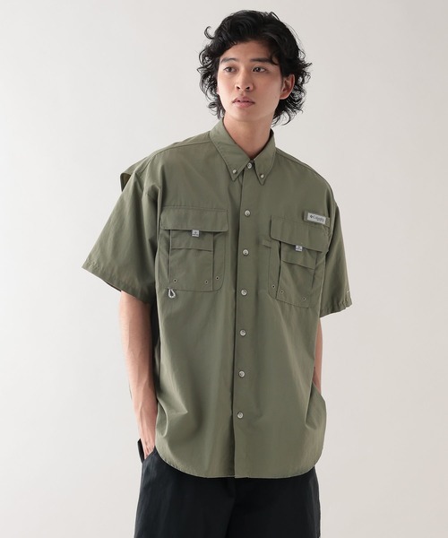 Columbia(コロンビア)の「【Columbia/コロンビア】マルチポケット/バハマシャツ(シャツ/ブラウス・メンズ・オリーブ/ブラック/グレー系その他・LARGE/MEDIUM)」の22枚目の写真