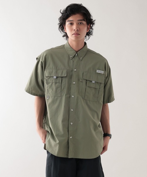Columbia(コロンビア)の「【Columbia/コロンビア】マルチポケット/バハマシャツ(シャツ/ブラウス・メンズ・オリーブ/ブラック/グレー系その他・LARGE/MEDIUM)」の21枚目の写真