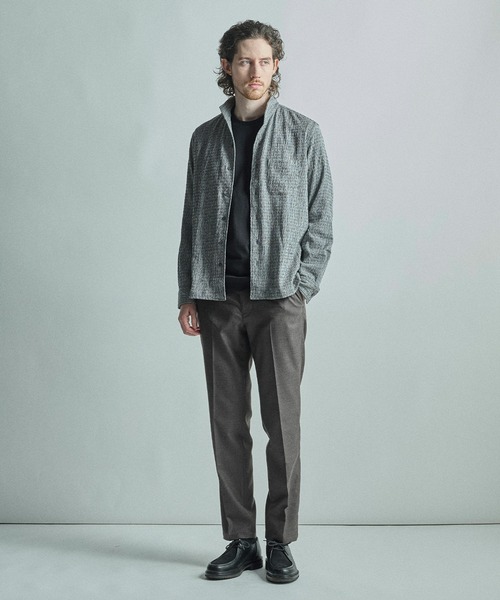MEN'S BIGI(メンズビギ)の「異素材コンビ レザーチロリアンシューズ(モカシン/デッキシューズ・メンズ・ブラック/ダークブラウン・02)」の7枚目の写真