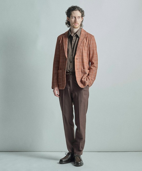 MEN'S BIGI(メンズビギ)の「異素材コンビ レザーチロリアンシューズ(モカシン/デッキシューズ・メンズ・ブラック/ダークブラウン・02)」の5枚目の写真