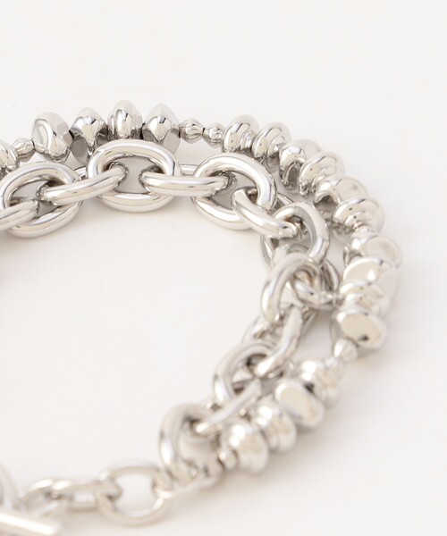 FREAK'S STORE（フリークスストア）の「レイヤードブレスレット/シルバー（ブレスレット・メンズ・その他9・ONE SIZE）」の3枚目の写真