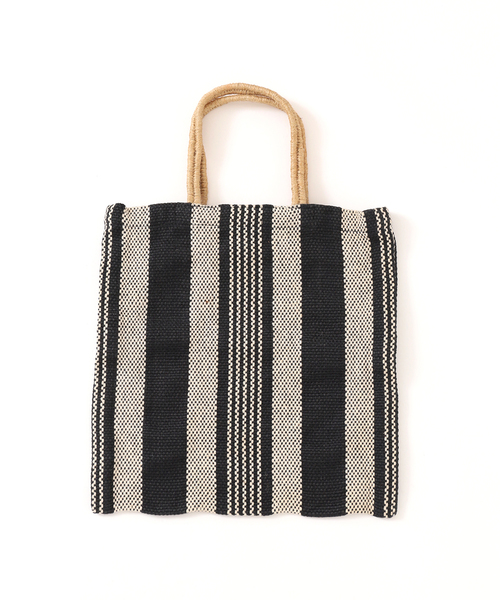 MAISON BENGAL(マイソンベンガル)の「【MAISON BENGAL/メゾン ベンガル】JUTE PORESH BAG:トートバッグ(トートバッグ・レディース・ブラック/ベージュ・FREE)」の10枚目の写真