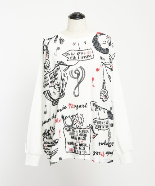 gomme（ゴム）の「ファミリーツリーJQ　バルーンＴ（Tシャツ/カットソー・レディース・ホワイト/ブラック/グレー・MEDIUM）」の21枚目の写真