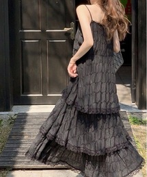 COMON＋（コモンプラス）の「フリフリ ティアードワンピース（ワンピース）」