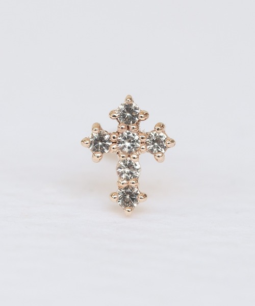K10 Lucky U petit joie クロスピアス（ピアス（片耳用