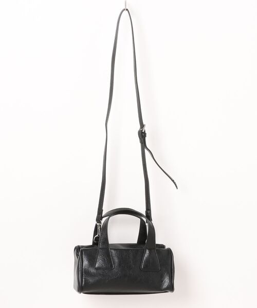 ANAP（アナップ）の「フェイクレザー モノグラム ハンドバッグ（ハンドバッグ・レディース・ホワイト/イエロー/ブラック・FREE）」の5枚目の写真