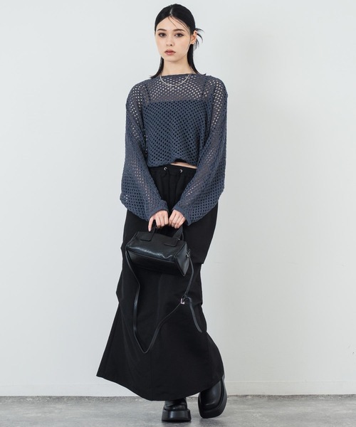 ANAP（アナップ）の「フェイクレザー モノグラム ハンドバッグ（ハンドバッグ・レディース・ホワイト/イエロー/ブラック・FREE）」の15枚目の写真