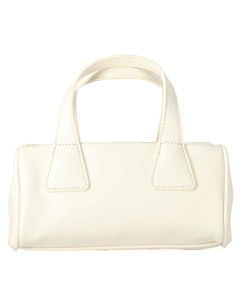 ANAP（アナップ）の「フェイクレザー モノグラム ハンドバッグ（ハンドバッグ・レディース・ホワイト/イエロー/ブラック・FREE）」の13枚目の写真