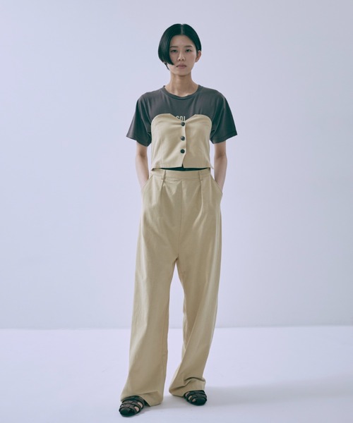サロペット・オーバーオール・オールインワン Two-Way Collar Jumpsuit 楽天市場】2way（オールインワン・サロペット｜レディース