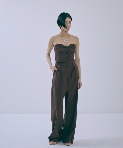 サロペット・オーバーオール・オールインワン Two-Way Collar Jumpsuit 楽天市場】2way（オールインワン・サロペット｜レディース