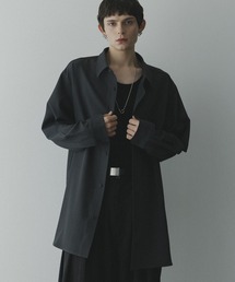 remer 26秋冬新作 - loose basic oversize shirt - heather drape / ルーズベーシックオーバーサイズシャツ(ヘザードレープ)