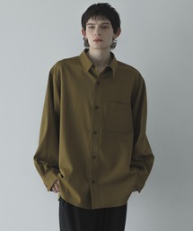 シャツ/ブラウス（イエロー/黄色系・ストライプ柄）ファッション