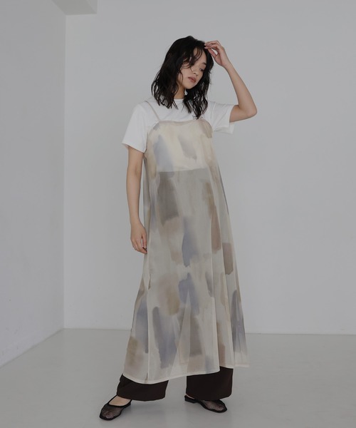 WEB限定】Aラインジャージーワンピース 49AV JUNKO SHIMADA