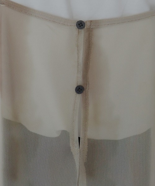 hellam(へラム)の「ニュアンスシアーキャミワンピース(ワンピース・レディース・ブラックミックス/アイボリー/ブラック・FREE)」の21枚目の写真