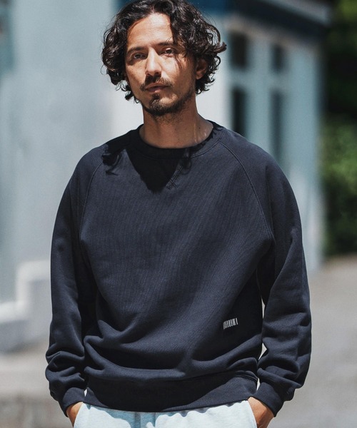 felkod（フィルコッド）の「msw1691- Double Embroidery Gusset Sweat Pullover スウェット（スウェット・メンズ・ブラック/トップグレー/ネイビー・S/M/L/XL）」の3枚目の写真