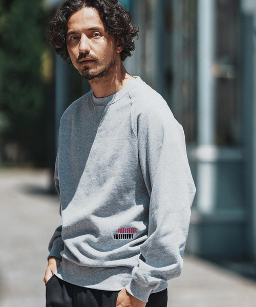 felkod（フィルコッド）の「msw1691- Double Embroidery Gusset Sweat Pullover スウェット（スウェット・メンズ・ブラック/トップグレー/ネイビー・S/M/L/XL）」の2枚目の写真