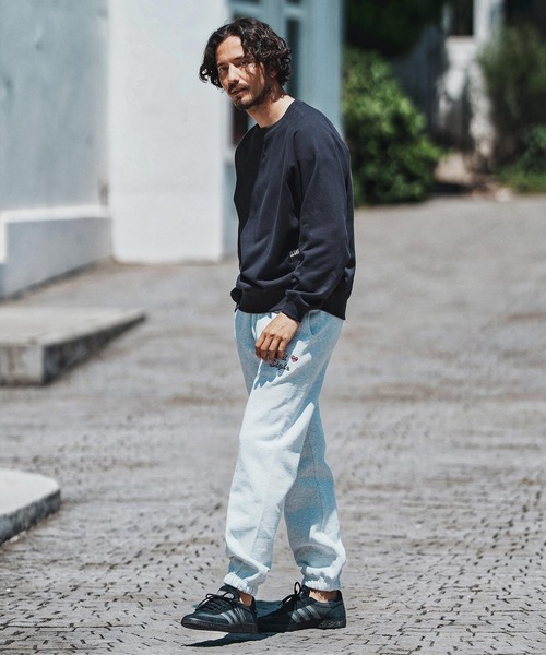 felkod（フィルコッド）の「msw1691- Double Embroidery Gusset Sweat Pullover スウェット（スウェット・メンズ・ブラック/トップグレー/ネイビー・S/M/L/XL）」の8枚目の写真