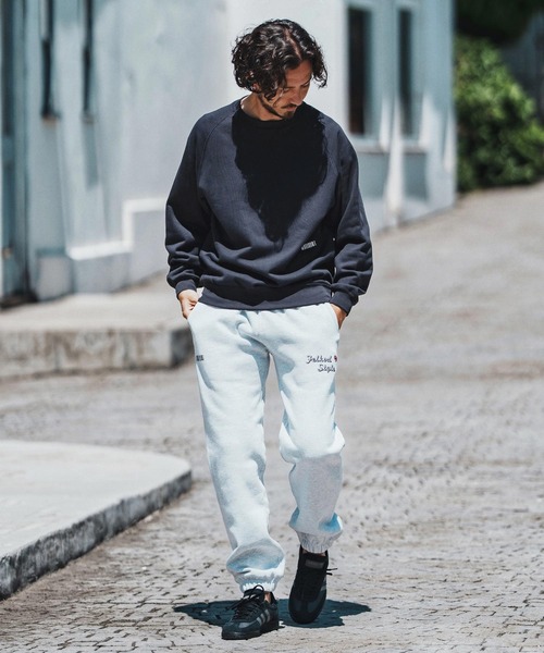 felkod（フィルコッド）の「msw1691- Double Embroidery Gusset Sweat Pullover スウェット（スウェット・メンズ・ブラック/トップグレー/ネイビー・S/M/L/XL）」の9枚目の写真