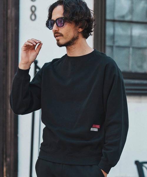 felkod（フィルコッド）の「msw1691- Double Embroidery Gusset Sweat Pullover スウェット（スウェット・メンズ・ブラック/トップグレー/ネイビー・S/M/L/XL）」の10枚目の写真