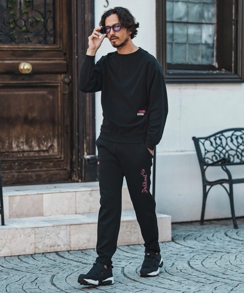 felkod（フィルコッド）の「msw1691- Double Embroidery Gusset Sweat Pullover スウェット（スウェット・メンズ・ブラック/トップグレー/ネイビー・S/M/L/XL）」の13枚目の写真