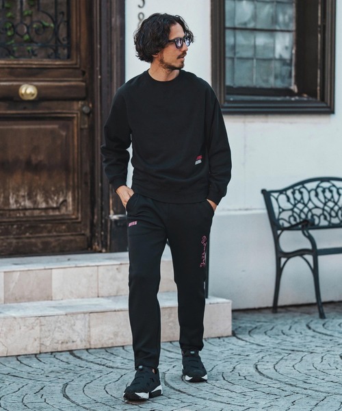 felkod（フィルコッド）の「msw1691- Double Embroidery Gusset Sweat Pullover スウェット（スウェット・メンズ・ブラック/トップグレー/ネイビー・S/M/L/XL）」の15枚目の写真