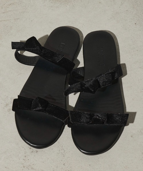 セール】リボンフラットサンダル【select item】（サンダル