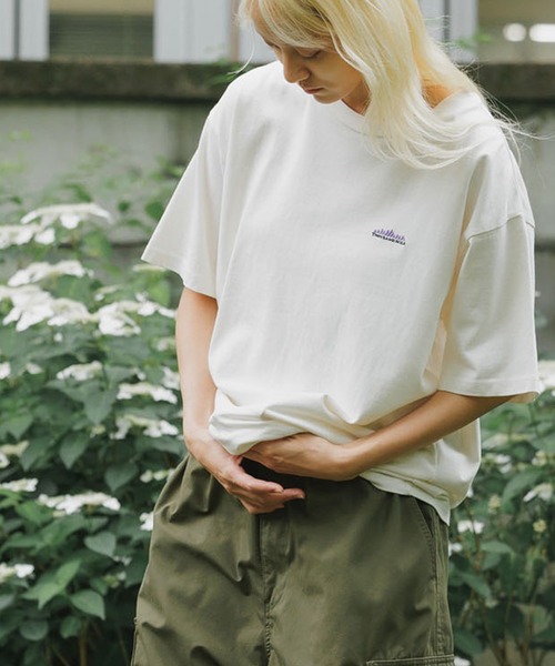 THOUSAND MILE（サウザンドマイル）の「THOUSAND MILE/サウザンドマイル SHORT SLEEVE TEE Tシャツ ウォッシュ加工（Tシャツ/カットソー・メンズ・ブラック/オフホワイト・XL/L/M/S）」の2枚目の写真