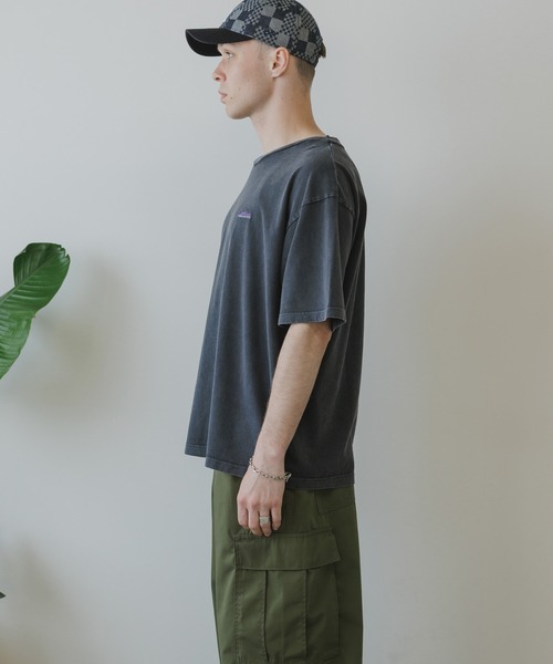 THOUSAND MILE（サウザンドマイル）の「THOUSAND MILE/サウザンドマイル SHORT SLEEVE TEE Tシャツ ウォッシュ加工（Tシャツ/カットソー・メンズ・ブラック/オフホワイト・XL/L/M/S）」の17枚目の写真