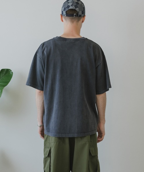 THOUSAND MILE（サウザンドマイル）の「THOUSAND MILE/サウザンドマイル SHORT SLEEVE TEE Tシャツ ウォッシュ加工（Tシャツ/カットソー・メンズ・ブラック/オフホワイト・XL/L/M/S）」の18枚目の写真