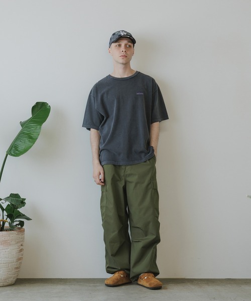 THOUSAND MILE（サウザンドマイル）の「THOUSAND MILE/サウザンドマイル SHORT SLEEVE TEE Tシャツ ウォッシュ加工（Tシャツ/カットソー・メンズ・ブラック/オフホワイト・XL/L/M/S）」の13枚目の写真