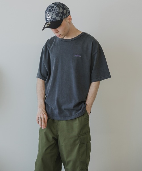 THOUSAND MILE（サウザンドマイル）の「THOUSAND MILE/サウザンドマイル SHORT SLEEVE TEE Tシャツ ウォッシュ加工（Tシャツ/カットソー・メンズ・ブラック/オフホワイト・XL/L/M/S）」の12枚目の写真