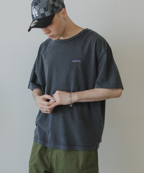 THOUSAND MILE（サウザンドマイル）の「THOUSAND MILE/サウザンドマイル SHORT SLEEVE TEE Tシャツ ウォッシュ加工（Tシャツ/カットソー・メンズ・ブラック/オフホワイト・XL/L/M/S）」の11枚目の写真