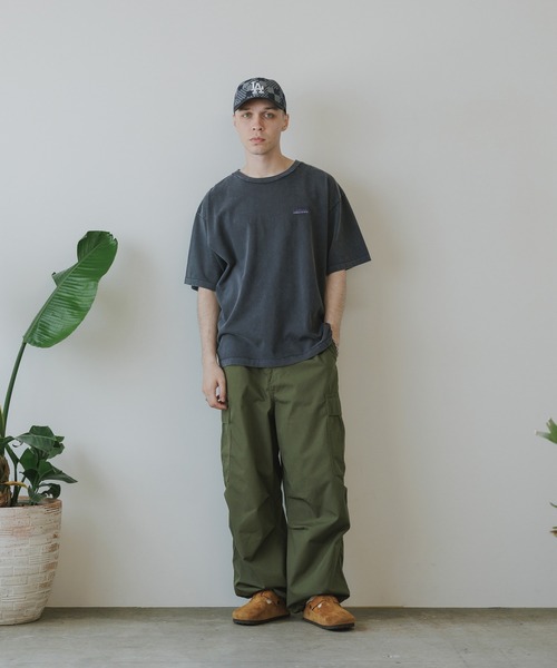 THOUSAND MILE（サウザンドマイル）の「THOUSAND MILE/サウザンドマイル SHORT SLEEVE TEE Tシャツ ウォッシュ加工（Tシャツ/カットソー・メンズ・ブラック/オフホワイト・XL/L/M/S）」の14枚目の写真