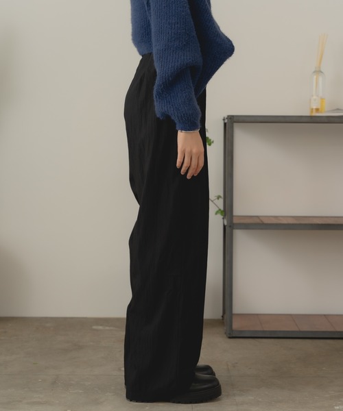 AO2（アオズ）の「Two-Tuck Slacks / 2タックスラックス（スラックス・レディース・グレー/アイボリー・1/L/M）」の13枚目の写真