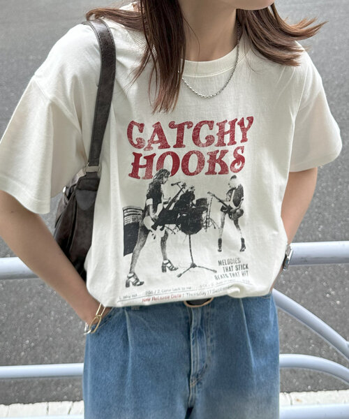 DISCOAT(ディスコート)の「【ユニセックス】ヴィンテージロックTシャツ(Tシャツ/カットソー・レディース・チャコールグレー/オフホワイト・SMALL/FREE)」の6枚目の写真