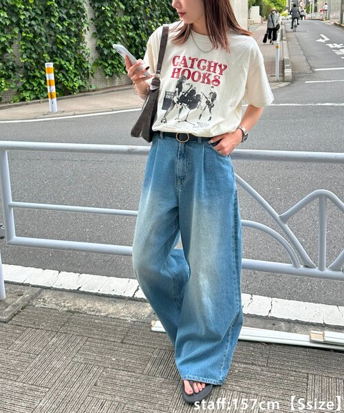 DISCOAT(ディスコート)の「【ユニセックス】ヴィンテージロックTシャツ(Tシャツ/カットソー・レディース・チャコールグレー/オフホワイト・SMALL/FREE)」の9枚目の写真
