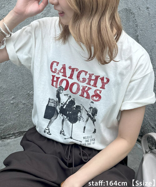 DISCOAT(ディスコート)の「【ユニセックス】ヴィンテージロックTシャツ(Tシャツ/カットソー・レディース・チャコールグレー/オフホワイト・SMALL/FREE)」の17枚目の写真
