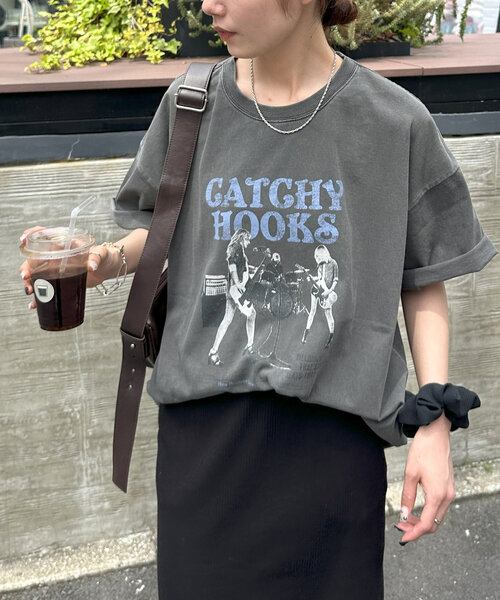 DISCOAT(ディスコート)の「【ユニセックス】ヴィンテージロックTシャツ(Tシャツ/カットソー・レディース・チャコールグレー/オフホワイト・SMALL/FREE)」の22枚目の写真
