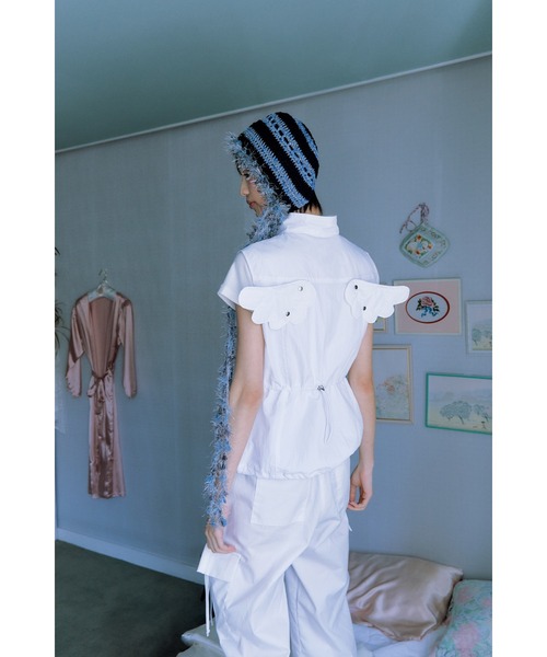 L.H.P（エルエイチピー）の「roughneck/ロフネック/JELLYFISH BEANIE（ニットキャップ/ビーニー・レディース・ブルー・F）」の2枚目の写真