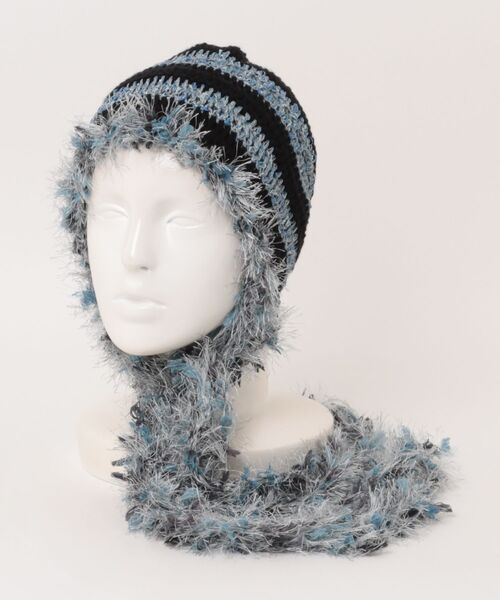 激レアデッドストック超希少マニア涙モノ！ ファットファーム！ ネイビー ニット帽 hy-link_knit-1705