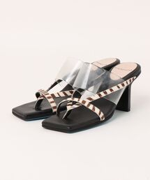 MANA マナ リボンデザインフラットサンダル