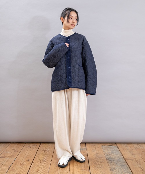 URCH RNA(アーチ アールエヌエー)の「R4354 コックさんの綿麻カルゼパンツ(その他パンツ・レディース・オートミール/モカ/グリーン/ブラック・FREE)」の18枚目の写真