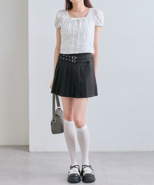 OLIVE des OLIVE（オリーブデオリーブ）の「コンパクトガーリーブラウス（シャツ/ブラウス・レディース・サックスブルー/イエロー/オフホワイト・FREE）」の16枚目の写真
