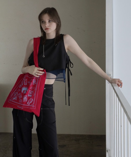 VACANCY（ヴァカンシー）の「【5周年記念】オリジナルタロット風トートバッグ（トートバッグ・レディース・ブラック/レッド/ブルー/アイボリー・FREE）」の8枚目の写真