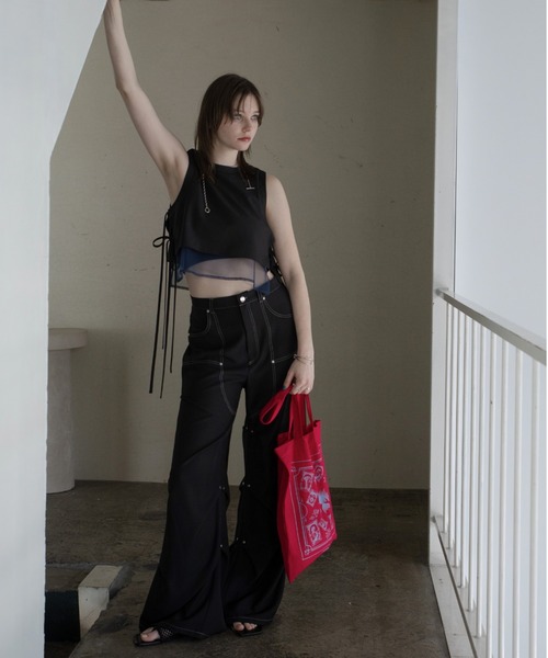 VACANCY（ヴァカンシー）の「【5周年記念】オリジナルタロット風トートバッグ（トートバッグ・レディース・ブラック/レッド/ブルー/アイボリー・FREE）」の9枚目の写真