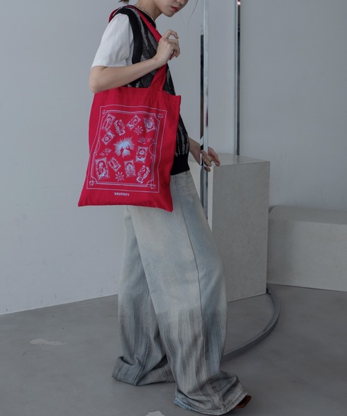 VACANCY（ヴァカンシー）の「【5周年記念】オリジナルタロット風トートバッグ（トートバッグ・レディース・ブラック/レッド/ブルー/アイボリー・FREE）」の22枚目の写真