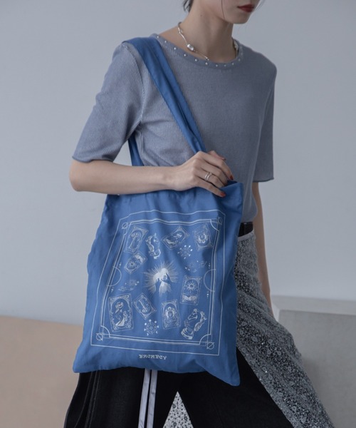 VACANCY（ヴァカンシー）の「【5周年記念】オリジナルタロット風トートバッグ（トートバッグ・レディース・ブラック/レッド/ブルー/アイボリー・FREE）」の19枚目の写真